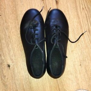 Tap dance shoes, Leo, 5 1/2 medium, Black